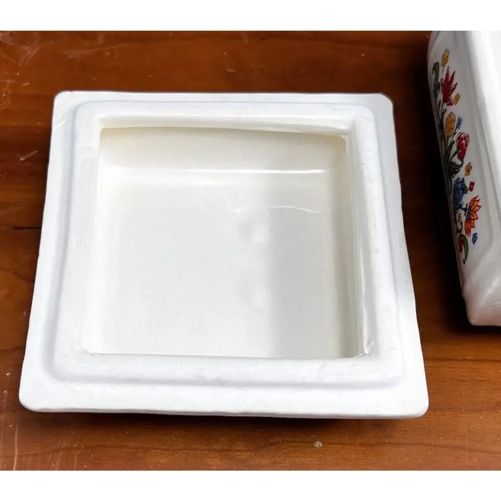 Vtg Max Factor Hypnotique Ceramic Bath Powder Box EMPTY VGC. *Pre-Owned*
